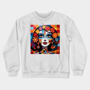 A very cubist Catrina Crewneck Sweatshirt